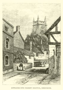 Entrada a Market Drayton, Shropshire de English School
