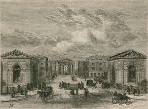 Entrada a la estación de Euston Square