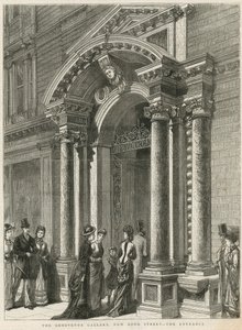 Entrada a la Galería Grosvenor de English School