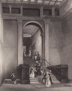 Entrada a la Galería Nacional, Londres de English School