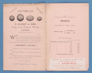 Catálogo de equipos producido por E. Blakey & Sons, 1895