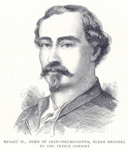Ernesto II, Duque de Sajonia-Coburgo-Gotha, hermano mayor del Príncipe Consorte de English School