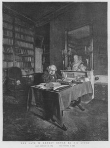 Ernest Renan, filósofo e historiador religioso francés, en su estudio de English School