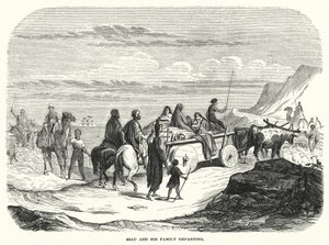 Esaú y su familia partiendo de English School