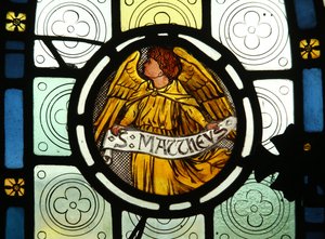 Emblema del evangelista: San Mateo de English School