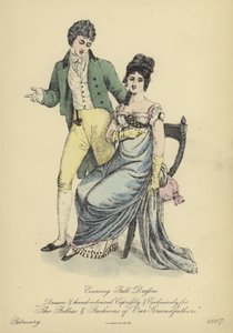 Vestimenta de gala para damas y caballeros