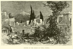Atardecer en la Calle de las Tumbas, Pompeya de English School