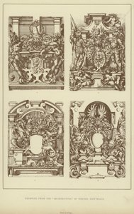 Ejemplos de la "Architectvra" de Wendel Dietterlin de English School