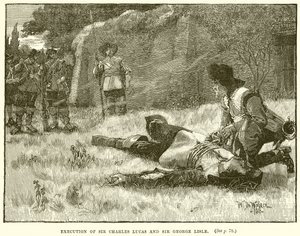 Ejecución de Sir Charles Lucas y Sir George Lisle