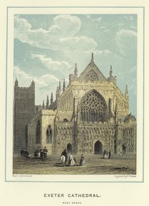 Catedral de Exeter, fachada oeste de English School