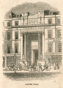 Exeter Hall, Strand, Londres de English School