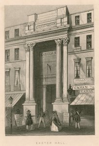 Exeter Hall, Strand, Londres de English School
