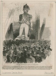 Exhibición de la Estatua de Nelson en Charing Cross