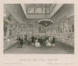 Exposición de la Real Academia - vista privada