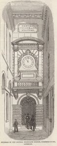 Exterior de la Estación Central de Telégrafos, Pounders Court, Lothbury