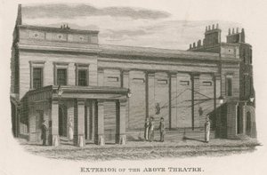 Exterior del Teatro Regency, Tottenham Street, Tottenham Court Road, Londres
