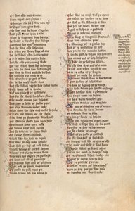 F98r de Ms New Coll 266, De confessio amantis por John Gower de English School