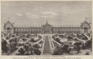 Fachada del edificio de la Exposición Internacional de París de English School