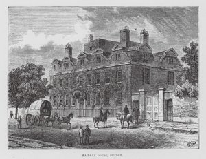 Fairfax House, Putney (litografía) de English School