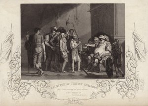 Falstaff en la Justicia Shallow de English School