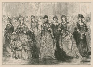 Baile de disfraces en Marlborough House - Trajes de damas de English School