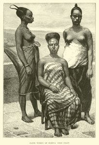 Mujeres Fanti de Elmina, Costa de Oro de English School