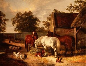 Escena de granja de English School