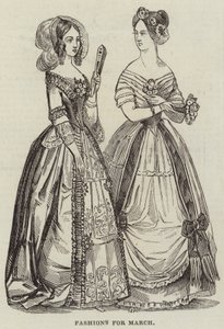 Moda para marzo (grabado) de English School