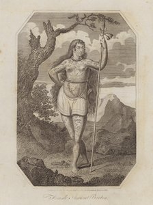 Mujer Británica Antigua (grabado)