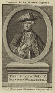 Ferdinand, Duque de Brunswick Wolfenbuttle de English School