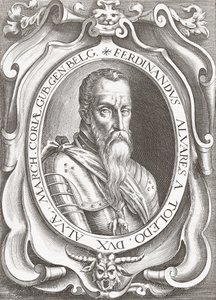 Fernando Álvarez de Toledo y Pimentel, 3rd Duke of Alba (engraving) de English School