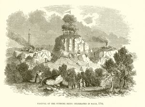 Festival del Ser Supremo celebrado en París, 1794