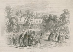 Fiesta en Bedford Lodge, Campden Hill, Londres de English School