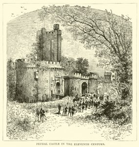 Castillo feudal en el siglo XI