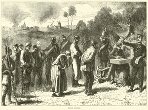 Justicia de campo, septiembre 1870 de English School
