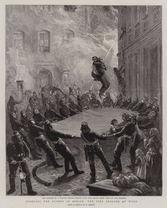 Luchando contra las llamas en Berlín, el cuerpo de bomberos en acción de English School