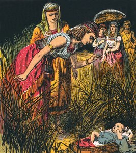 El hallazgo del niño Moisés de English School