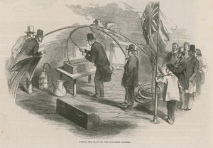 Encendido del tren por la batería galvánica de English School