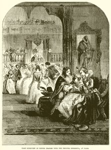 Primer encuentro del príncipe Carlos con la princesa Henrietta, en París de English School