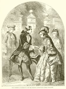 Primer encuentro de Jorge III y la princesa (después reina) Carlota de English School
