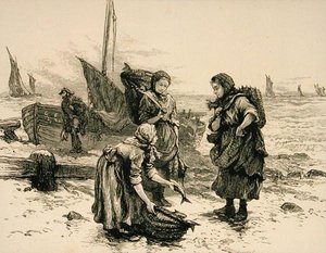 Mujeres Pescadoras en c.1880, de 