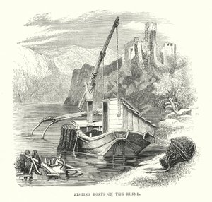 Barcos de pesca en el Rin de English School