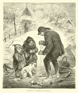 Pesca en invierno en Holanda de English School
