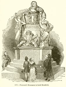 Monumento de Flaxman a Lord Mansfield de English School