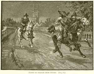 Huida de Carlos de Oxford de English School