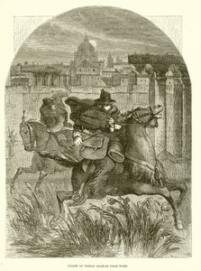 Huida del príncipe Carlos de Roma de English School