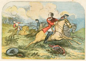 Huida del Pretendiente en Culloden de English School