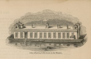 Cafetería flotante en el Támesis de English School