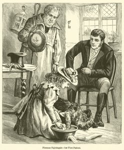Florence Nightingale, su primer paciente de English School