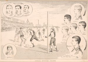 Fútbol - Ironopolis v. Stockton, 1892 de English School